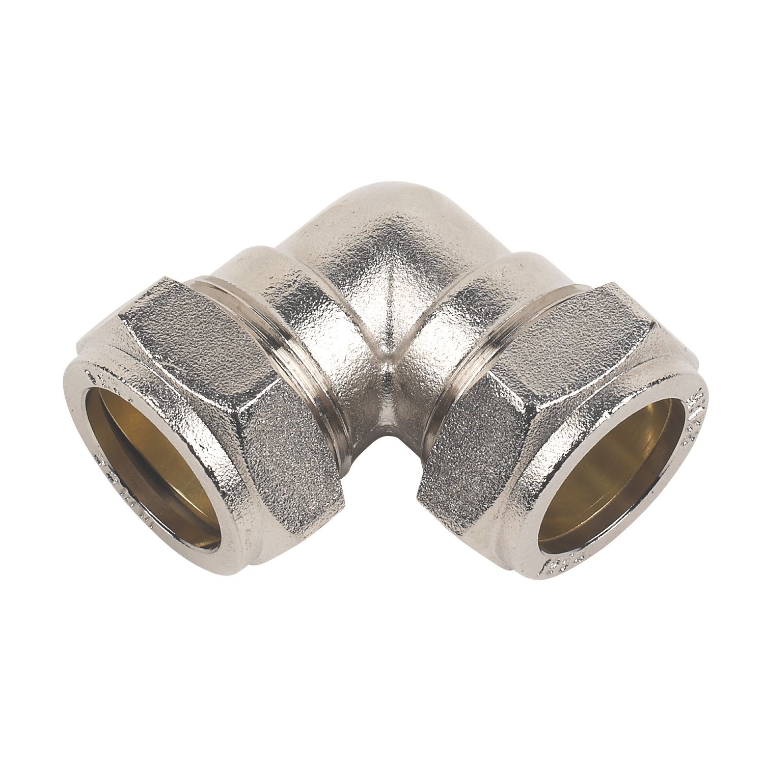 Flomasta Brass Compression Equal 90° Elbow 22mm (40282)