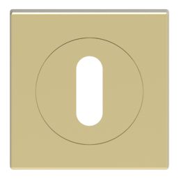 Cooke & Lewis Lormel Standard Escutcheon (Pair) Satin Brass 52mm