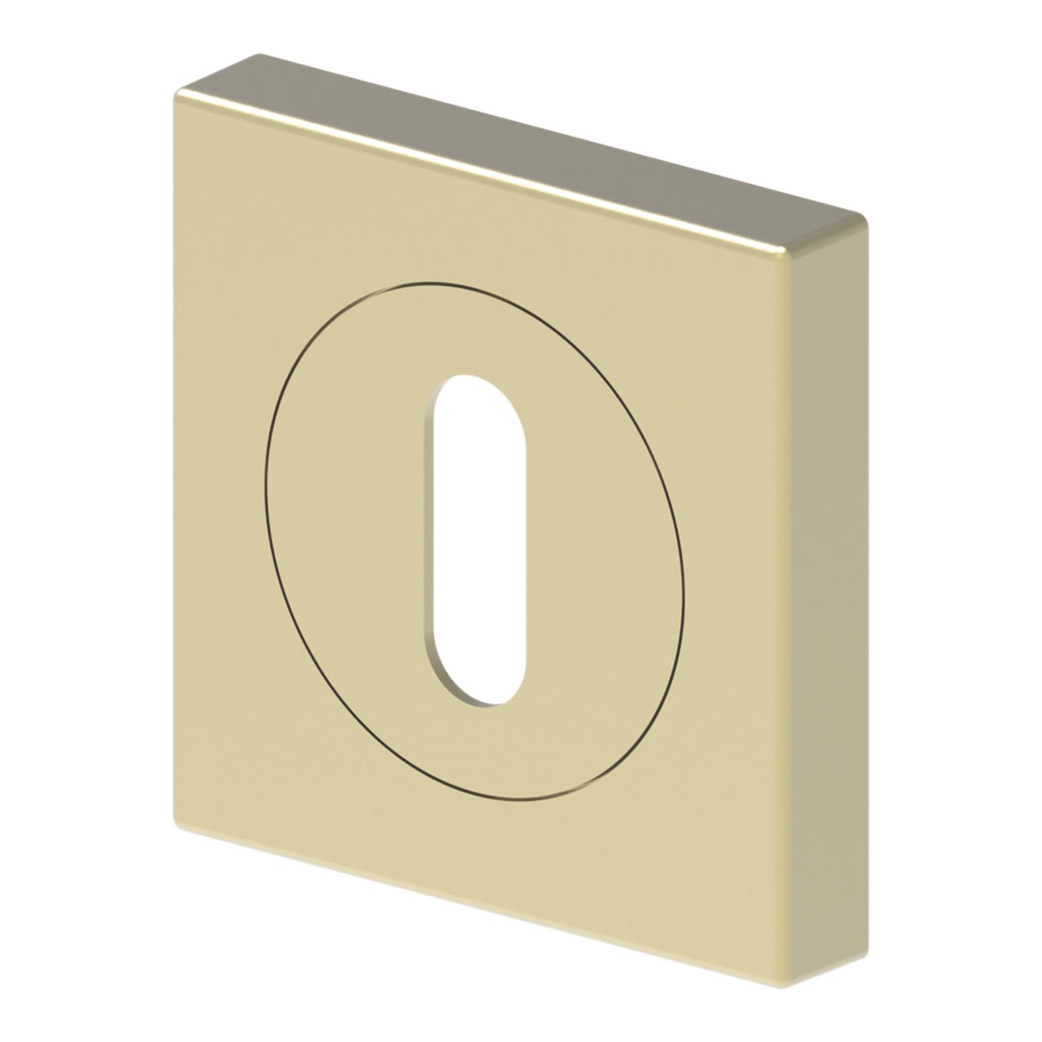 Cooke & Lewis Lormel Standard Escutcheon (Pair) Satin Brass 52mm (402CM)