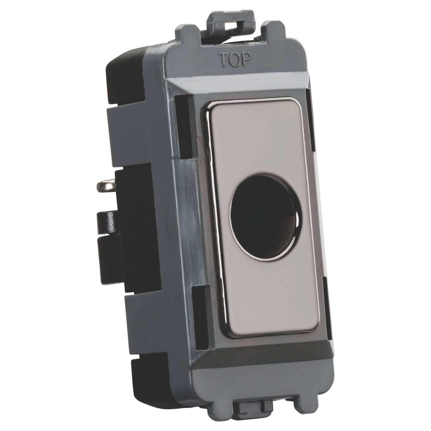 Knightsbridge GDM012BN 0A Grid Flex Outlet Black Nickel (402CR)