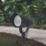 Essentials  Outdoor LED Solar-Powered Spike Light Black 15lm