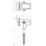 Essentials  Outdoor LED Solar-Powered Spike Light Black 15lm
