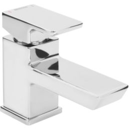 Bristan Cobalt Chrome 113mm Cloakroom Lever Mono Basin Mixer Tap  With Clicker Waste