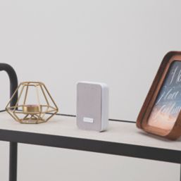 Byron DBY-22321 Battery-Powered Wireless Doorbell White/Grey