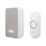 Byron DBY-22321 Battery-Powered Wireless Doorbell White/Grey