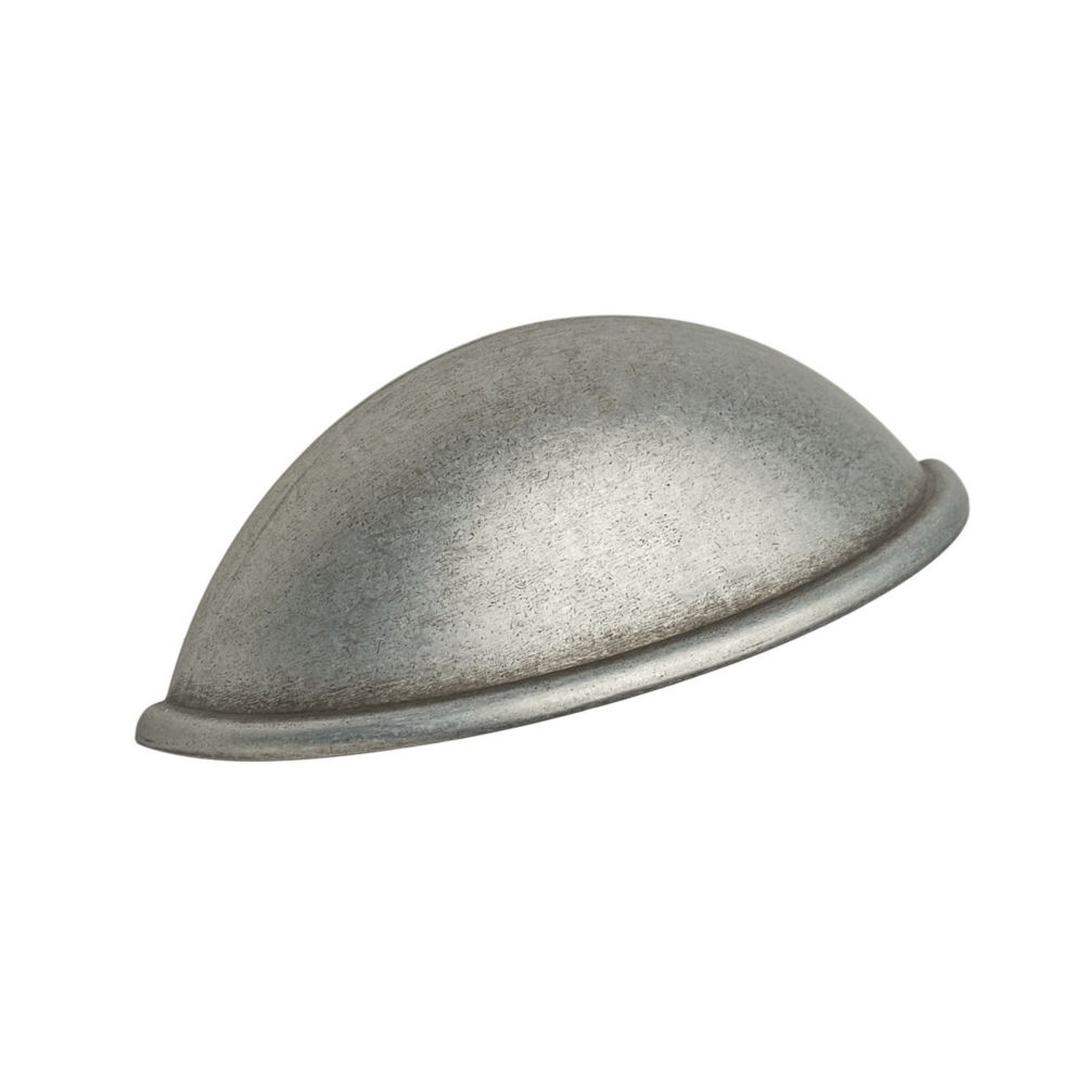 Elite Knobs & Handles PLAIN Cup Pull Antique Pewter 80mm Screwfix