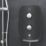 Aqualisa eSense Space Grey/Black Chrome 8.5kW  Electric Shower