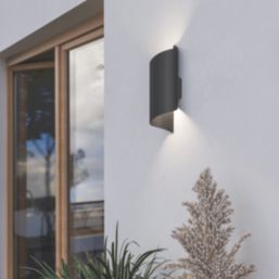 Eglo Montarello Outdoor LED Wall Light Black 4W 1200lm