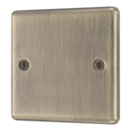 LAP  1-Gang Blanking Plate Antique Brass