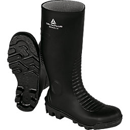 Delta Plus BRONS2S5N   Safety Wellies Black Size 11