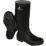 Delta Plus BRONS2S5N Size 11  Black Steel Toe Cap Safety Wellies