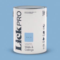 LickPro  5Ltr Blue 10 Vinyl Matt Emulsion  Paint
