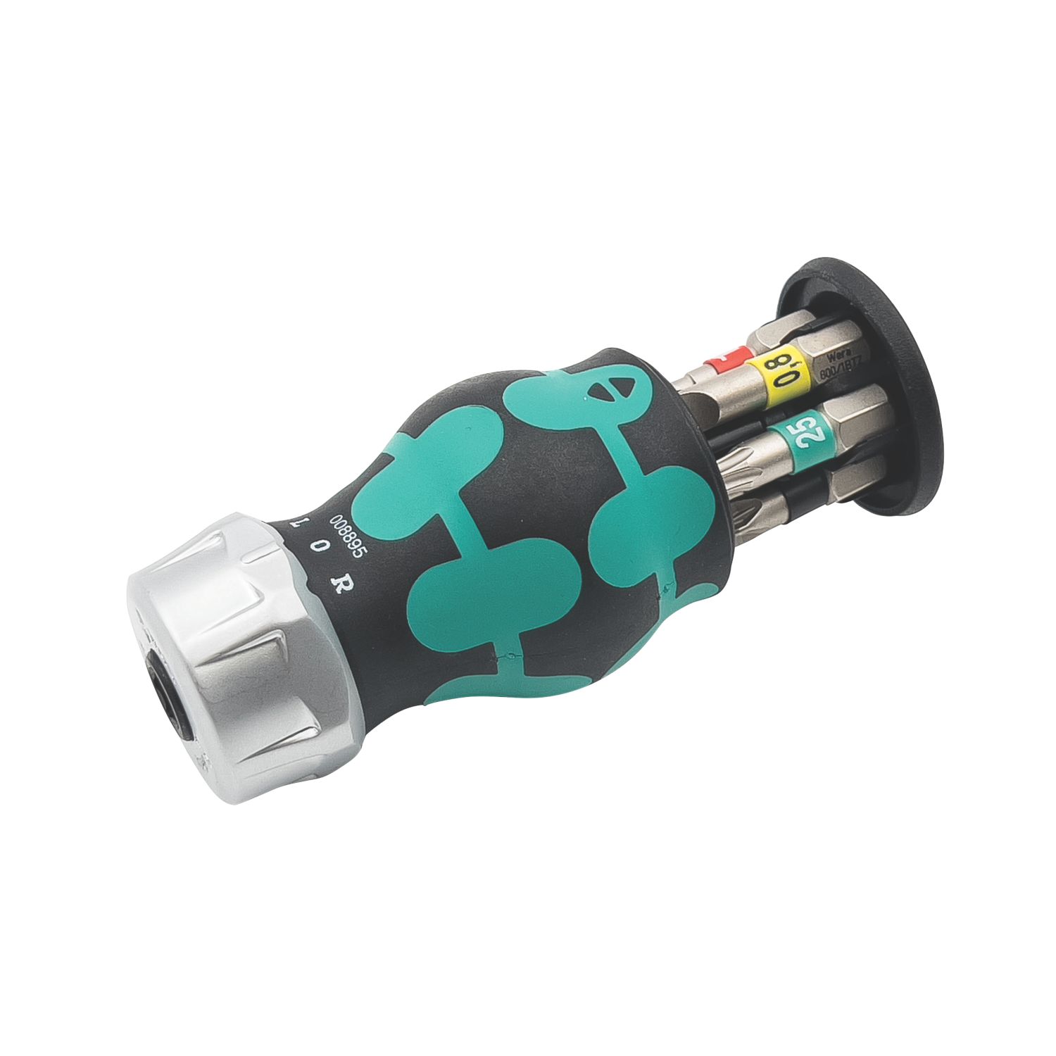 Wera Kraftform Kompakt Stubby Magazine RA 2 Interchangeable Screwdriver Set 6 Pieces (402TX)