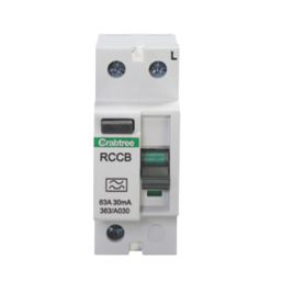 Crabtree Starbreaker 63A 30mA DP A Curve  RCCB