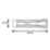 Easyfix  Wall Plugs 8mm x 40mm 100 Pack