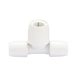 Hep2O  Plastic Push-Fit Reducing Tee 10mm x 10mm x 15mm