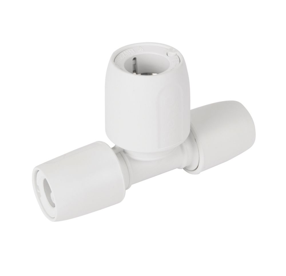 Hep2O  Plastic Push-Fit Reducing Tee 10mm x 10mm x 15mm