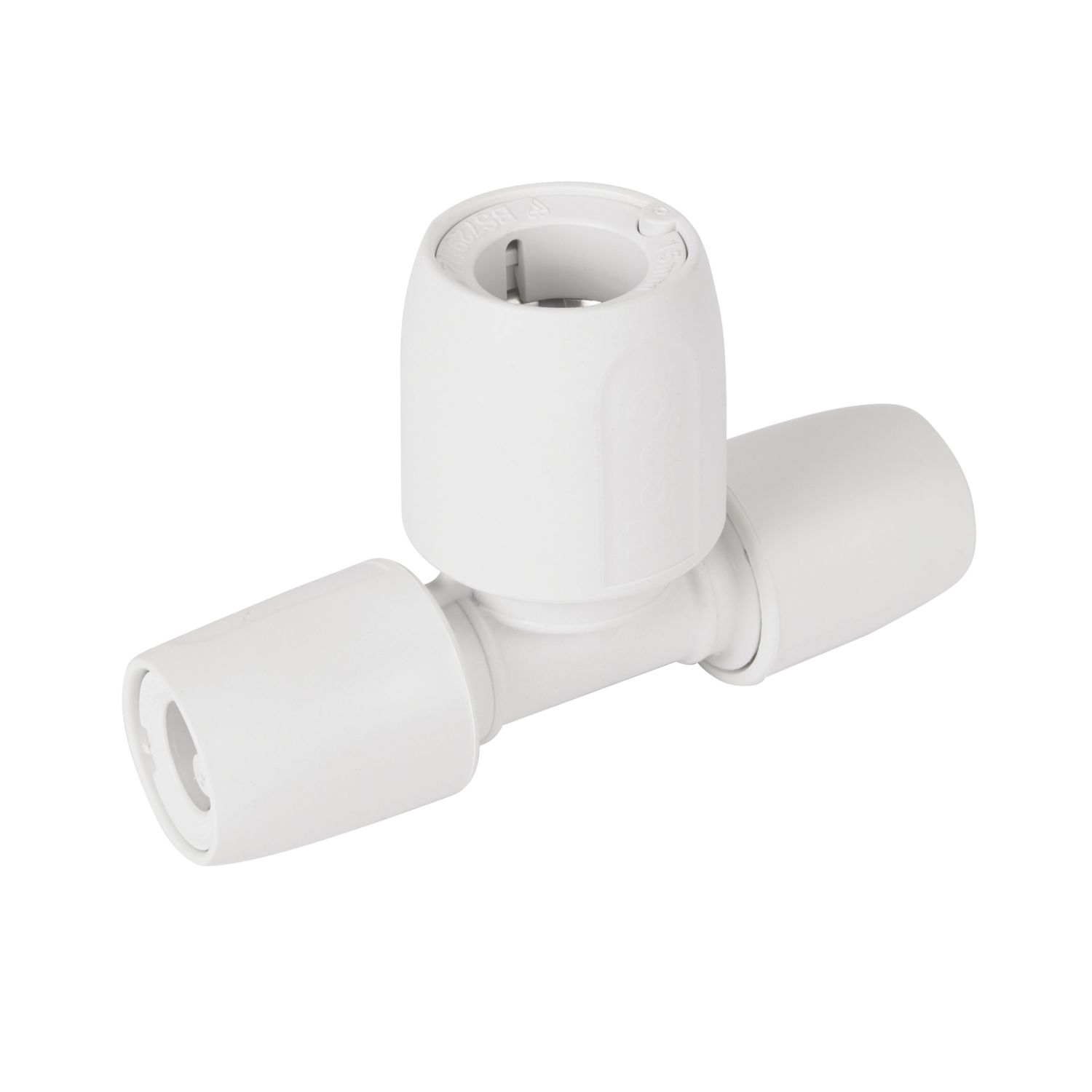Hep2O Plastic Push-Fit Reducing Tee 10mm x 10mm x 15mm (4031R)