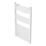 Flomasta 1000mm x 600mm 1760BTU White Curved  Towel Radiator