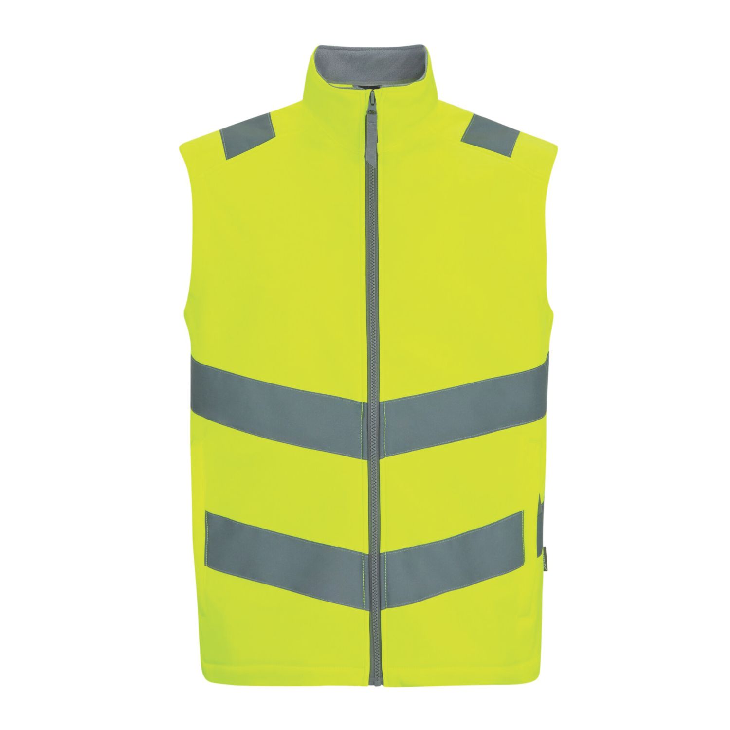 Regatta Hi-Vis Pro Contract Ablaze Softshell Bodywarmer Yellow Large 46" Chest (403AR)