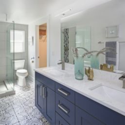 Sylvania Sylmirror 400mm LED Neutral White Flute Bathroom Mirror Light Chrome 6W 540lm