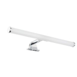 Sylvania Sylmirror 400mm LED Neutral White Flute Bathroom Mirror Light Chrome 6W 540lm