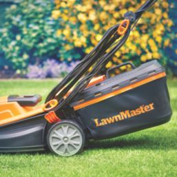 LawnMaster MEB1434M-01 1400W 34cm Electric Rotary Lawn Mower 220-240V