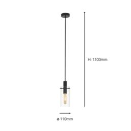 Eglo Montefino Pendant Light Black
