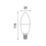 4lite WiZ E14 Candle RGBW LED Light Bulb 5W 470lm