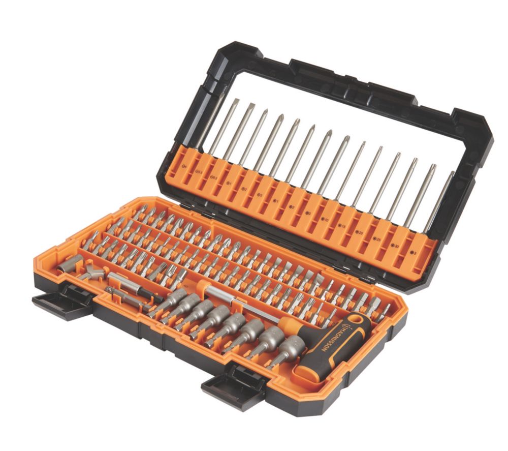 Magnusson Multi-Bit Screwdriver Set 85 Pieces - Screwfix