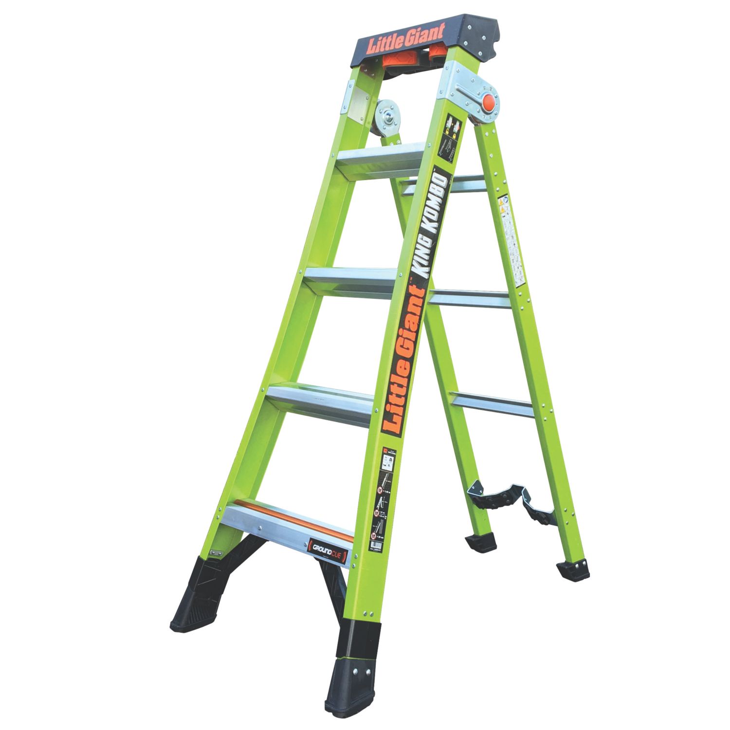 Little Giant King Kombo Fibreglass 2.6m Combination Ladder (403HV)