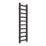 Reina 1200mm x 300mm 997BTU Black Flat Designer Towel Radiator