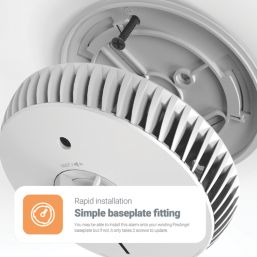 FireAngel  FA6720-R Battery Standalone Kitchen Heat Alarm 10 Year