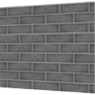 Splashwall  Grey Alloy Splashback 900mm x 800mm x 4mm