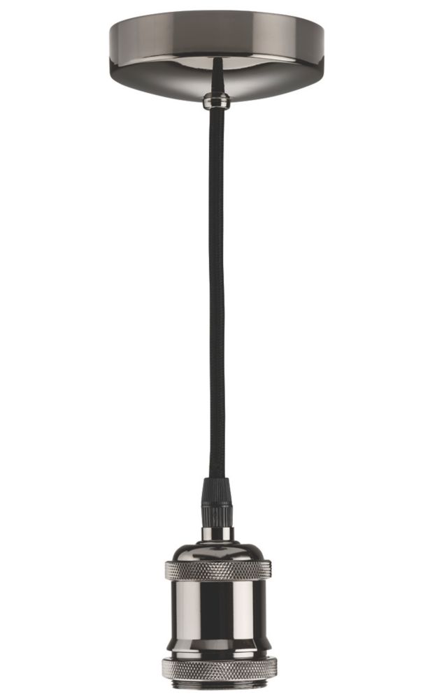 Black nickel store pendant light