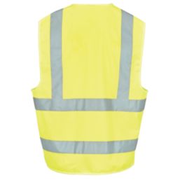 Site Rushton Hi-Vis Waistcoat Yellow Large / X Large 50" Chest