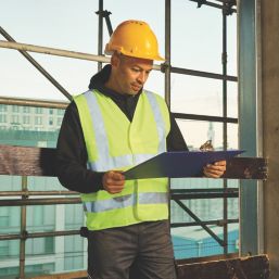 Site Rushton Hi-Vis Waistcoat Yellow Large / X Large 50" Chest