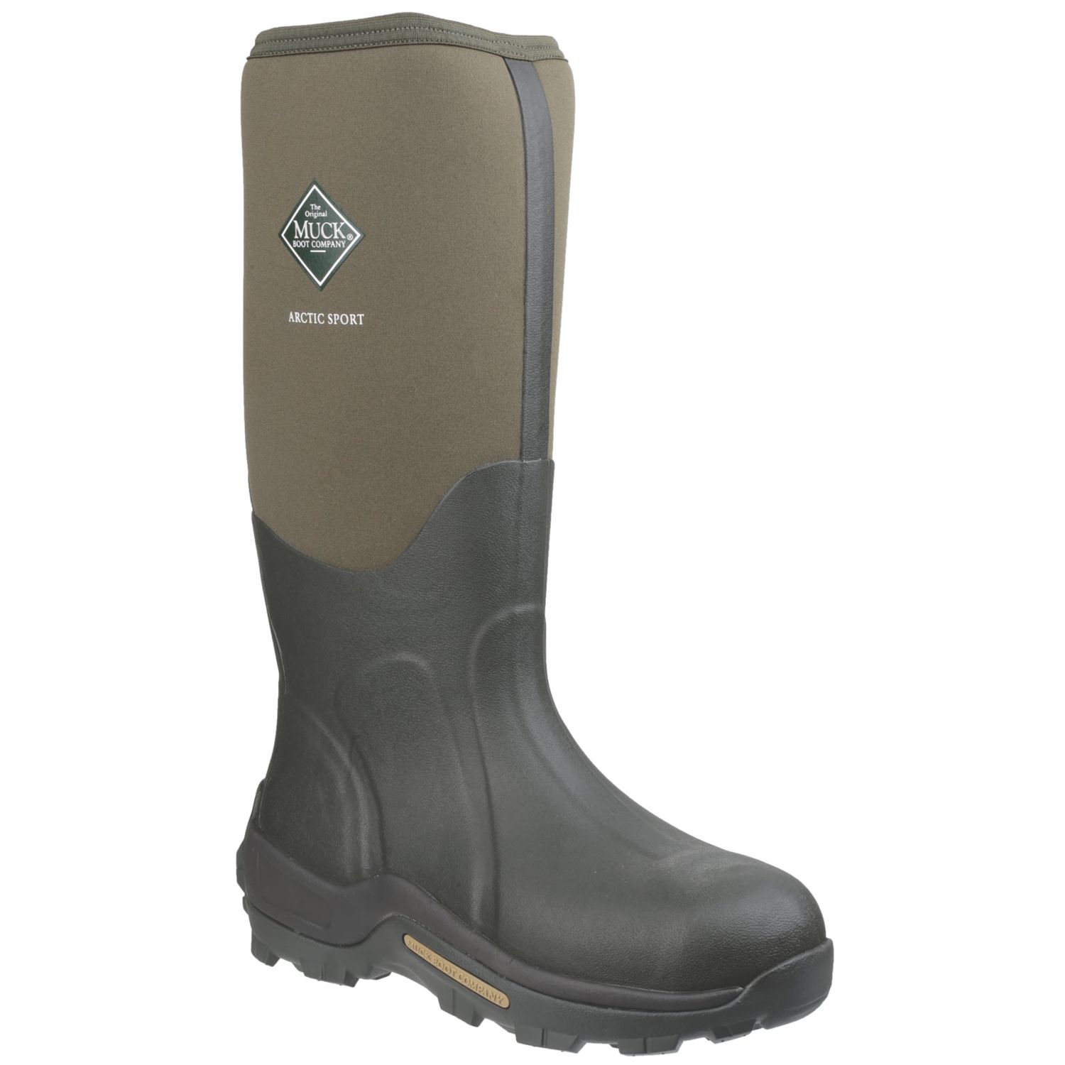 Muck Boots Arctic Sport Size 14 Moss Non Safety Wellies (403YG)