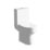 Round Soft-Close Round Rimless Close-Coupled Toilet Dual-Flush 4/6Ltr
