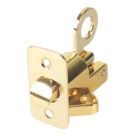 Smith & Locke Fanlight Catch Polished Brass 51mm x 43mm