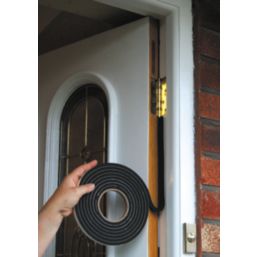Stormguard  Extra Thick Weatherstrips Black 3.5m 2 Pack