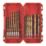 Milwaukee Shockwave HSS-G Tin Red Hex Shank Metal Drill Bit Set 19 Pieces