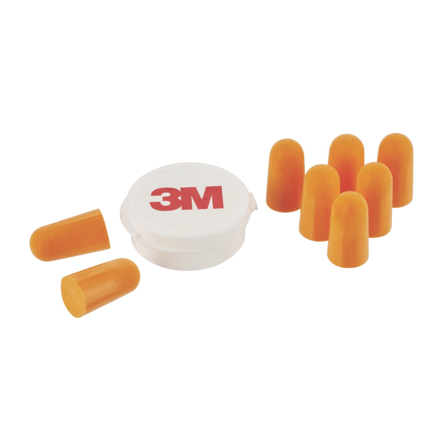 3M 1100 35dB Disposable Foam Ear Plugs 4 Pairs (404EJ)