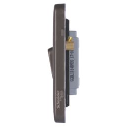 Schneider Electric Lisse Deco 10AX 1-Gang Intermediate Switch Mocha Bronze with Black Inserts
