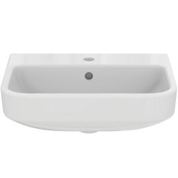 Ideal Standard i.life S Washbasin & Pedestal 1 Tap Hole 500mm