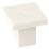 Essentials  Decorative Square Cabinet Knobs White 30mm 6 Pack