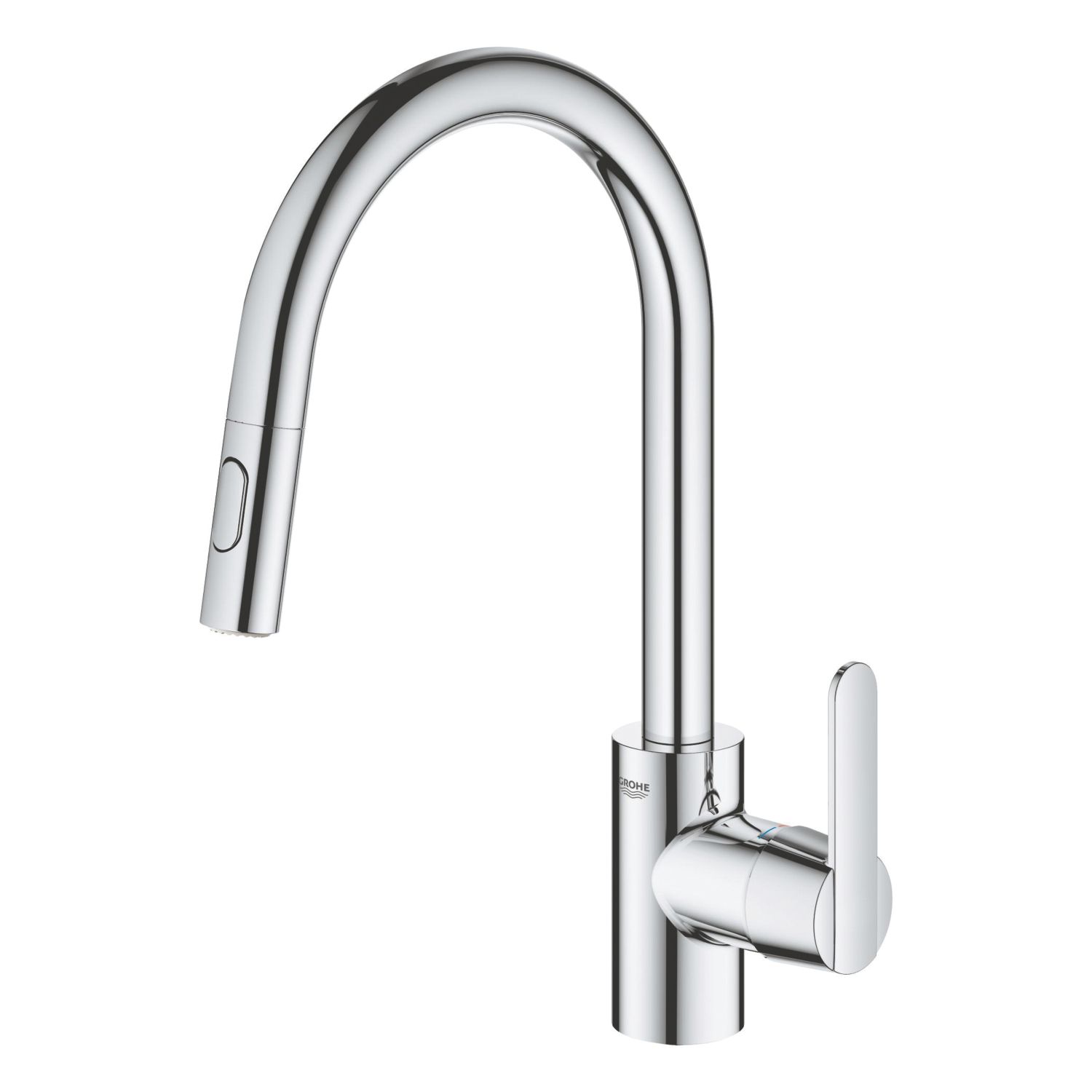 Grohe Get 31484001 Single Lever Kitchen Sink Mixer Tap Chrome (404HY)