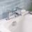 Bristan Elegance Waterfall Chrome 150mm Deck Mounted Lever 2 Tap Holes Bath Mixer Tap