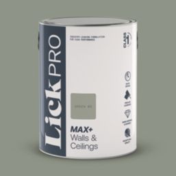 LickPro Max+ 5Ltr Green 02 Eggshell Emulsion  Paint