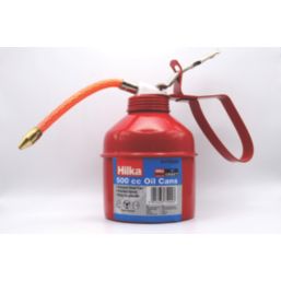 Hilka Pro-Craft Steel Oil Can Red 500cc